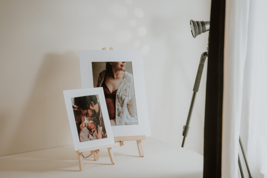 Foto album afdruk Lieke van mil fotografie Arnhem Nijmegen zwangerschapsshoot newborn baby portret fotografie fotograaf